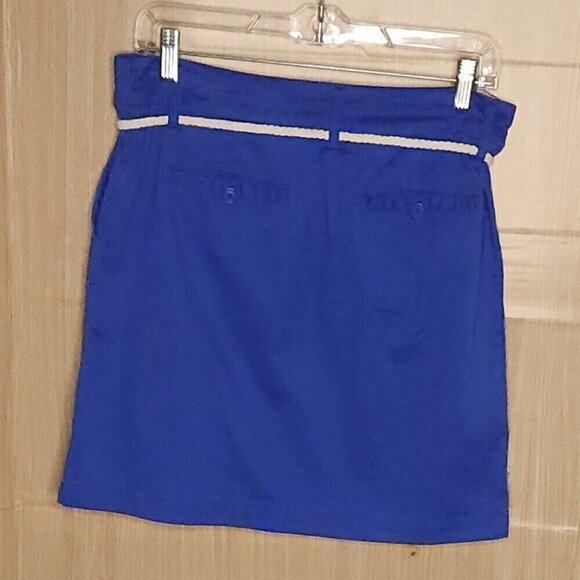 Cambridge Dry Goods Blue Nautical Preppy Mini Skirt 4 - Picture 2 of 6
